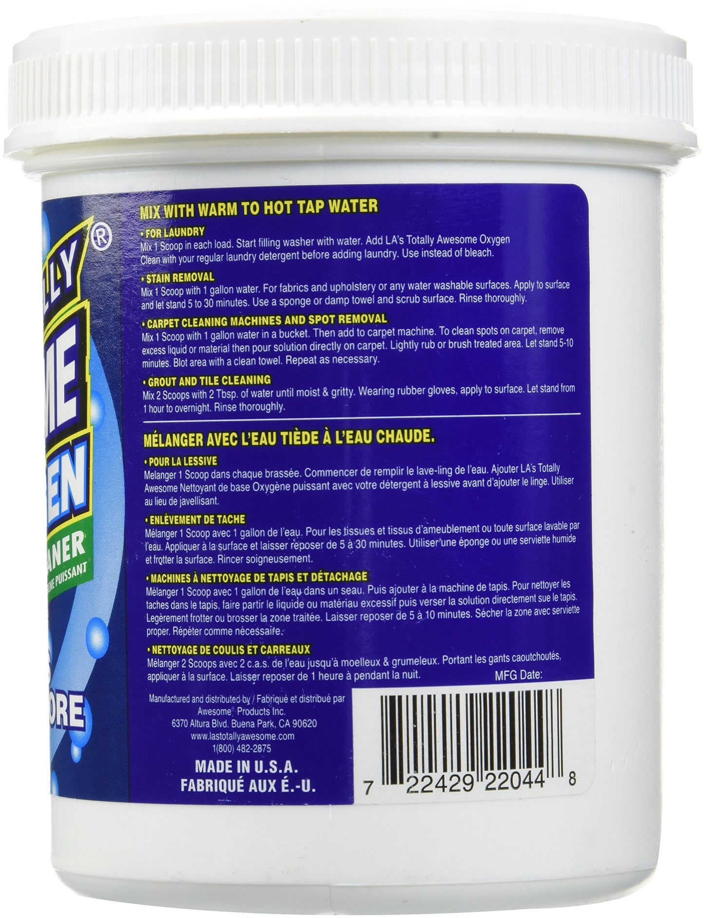 Oxygen Cleaner Powder, 16 oz