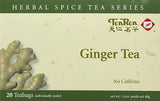Ten Ren Ginger Tea, Caffeine Free, Tea Bag Collection, 20 Bags