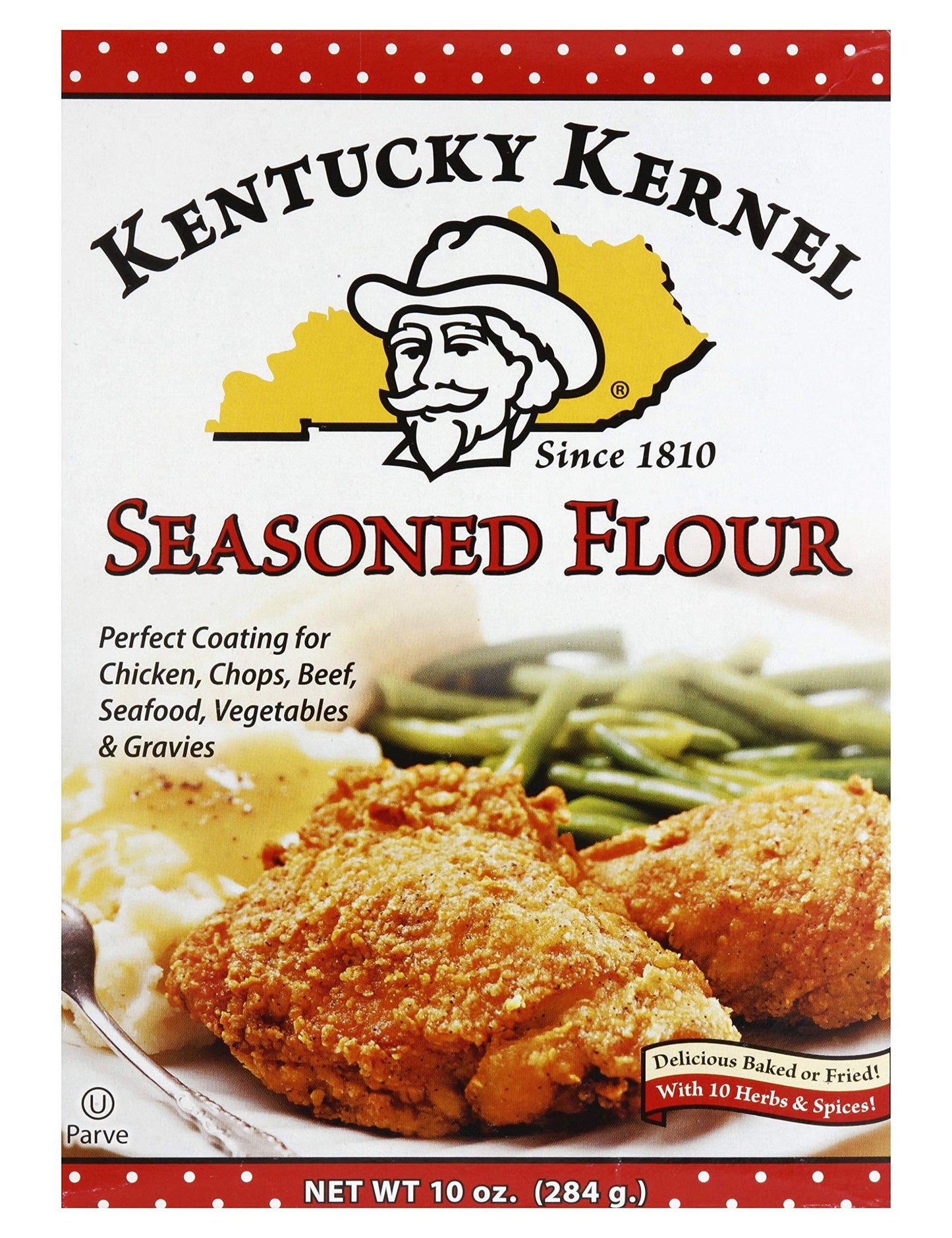 Kentucky Kernel Seasoned Flour, 10 Ounce - PACK OF 2
