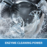 SANI 360° Washing Machine Cleaning tablets, 12 pack is Formulated with Enzyme, Deep Cleans and Deodorizes Front and Top Loading Washers use up