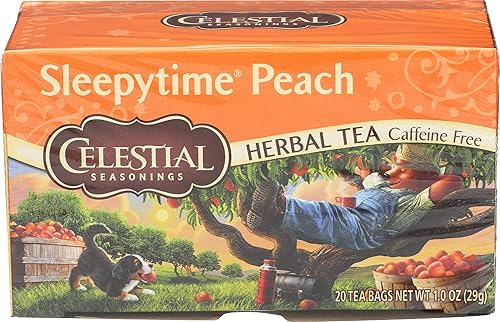 Celestial Seasonings Herbal Tea Caffeine Free Sleepytime Peach - 20 Tea Bags2