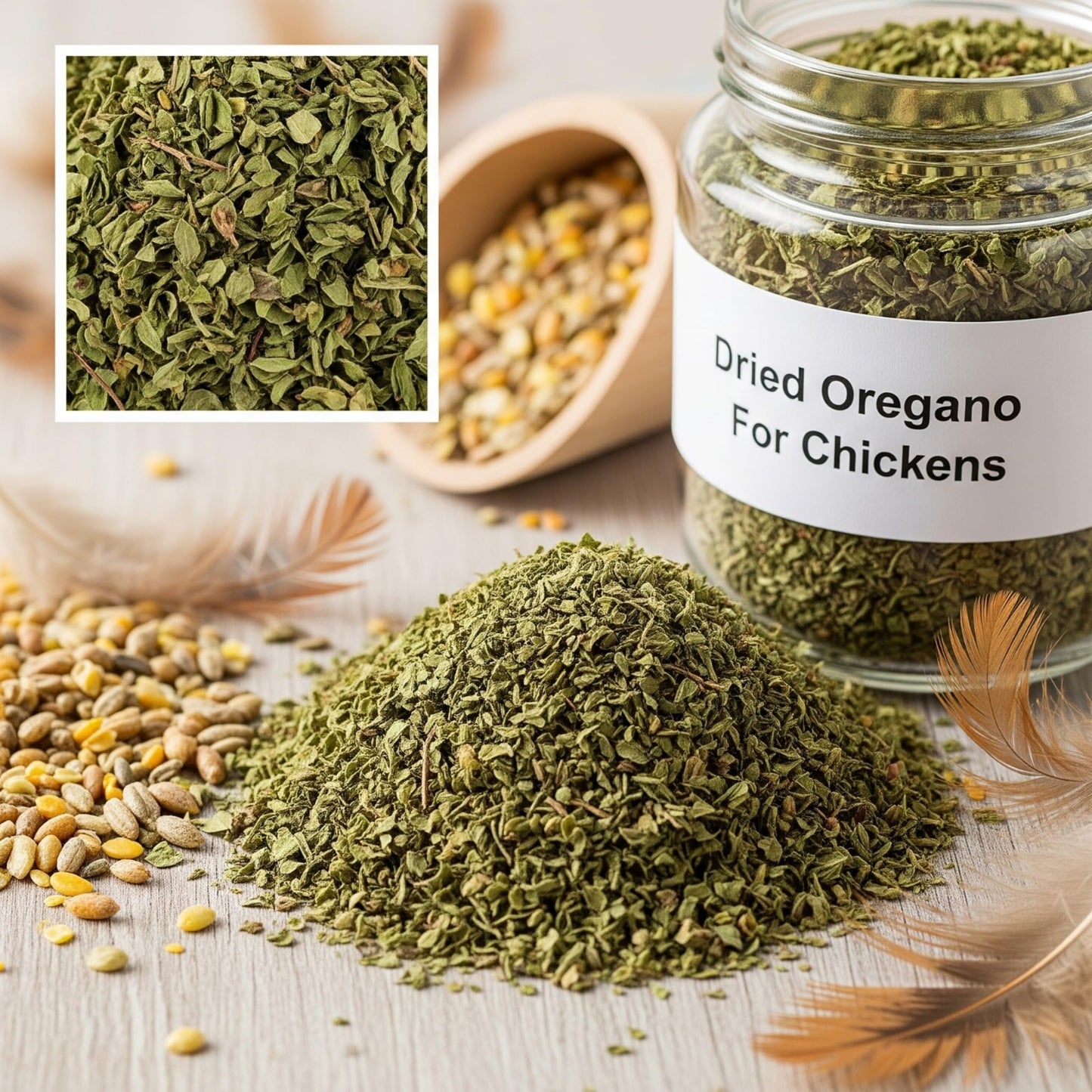 2 lbs Oregano - Chicken Nesting Herbs, Bulk Oregano Seasoning Dry Leaf - Despensa Colombiana 32 oz