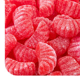 Cherry Slices Candy - 1 Pound Pack - Chewy Candy for Office Bowls & Holiday Buffets - Gelatin Free Jelly Candies for Snacking & Gifts - Nostalgic