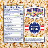 All-in-One Premium Tri-Pack Popcorn - 10.75-Ounce Movie Theater Popcorn for Commercial 8-Ounce Kettle Poppers - 12/Case by Great Northern Popcorn