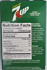 7up On The Go - 6 Pack - 3 Lemon Lime & 3 Cherry Drink Mix Singles