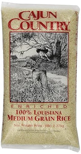 Cajun Country Medium Grain Rice, 5 Pound