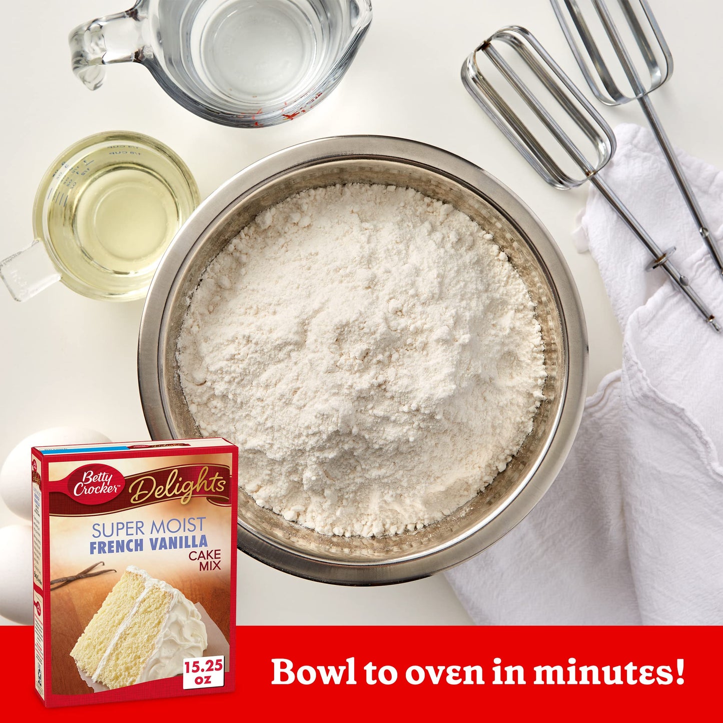 Betty Crocker Super Moist French Vanilla Cake Mix - 15.25 oz