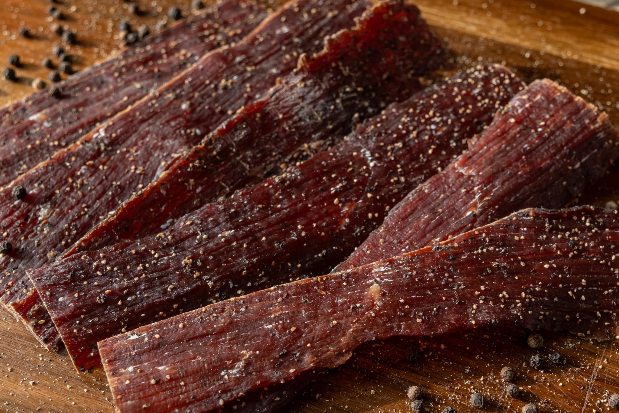 Enjoy Old Fashion Peppered Beef Jerky 20 oz Jar (Pack of 1) | 32 Count | Traditional Style | High Protein | Low Fat | No Trans Fat | No Preservatives