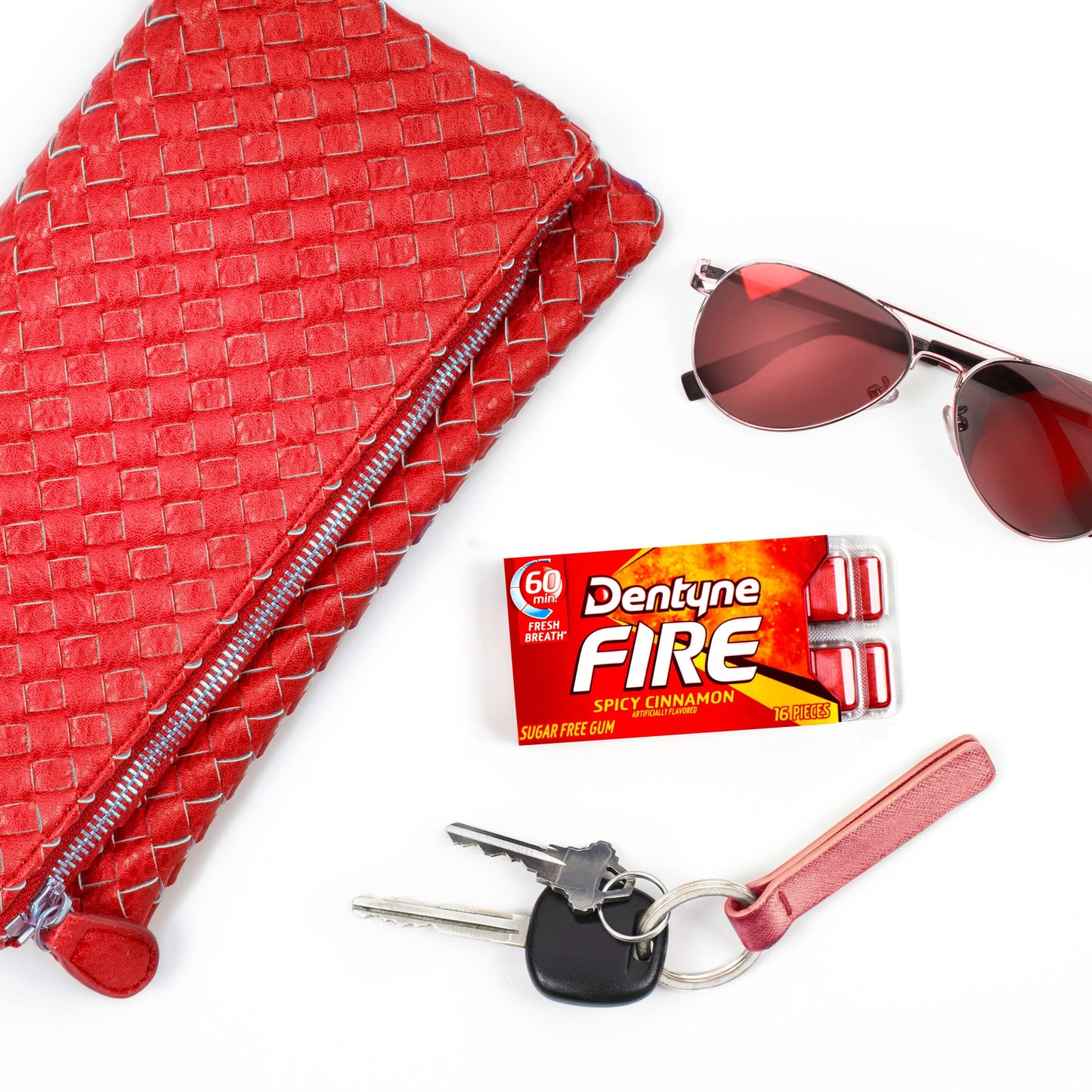 Dentyne Fire Sugar Free Gum (Spicy Cinnamon, 16 Piece, Pack of 3)