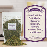 s.a.l.t. sisters French Herb Salt | All-Natural, Gluten Free, MSG Free, Non-GMO | Easily Dissolvable Herb Blend Coarse Sea Salt | Versatile Salt