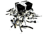 La Pipette 0.6 oz Individually Wrapped Black Licorice Pipes in a BlackTie Box (Pack of 30)