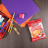 Herr's Ketchup Ripple Potato Chips Sample Pack (Pack of 12, 1 Ounce Bags) - Bold and Tangy Ketchup-Flavored Chips - Fun for Snacking and Sharing