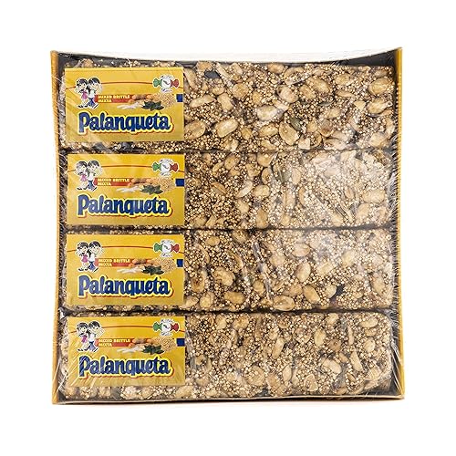 MDM Palanqueta MIXED PEANUT BRITTLE MIXTA 12CT 4.6OZ BARS (130G)