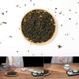 Gynostemma Pentaphyllum Jiaogulan Loose Leaf Emerald Green Tea 500g (17.61oz) - Dried Gynostemma Tea Leaves for Hot Iced Invigorating Beverages