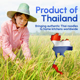 Thai Rice Stick Noodles (XL-10mm, Pack of 1)