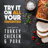 Grillaholics Chipotle Honey Bourbon Turkey Brine Kit - 16 oz Bag for Smoking, Roasting, Grilling & Deep Frying | Juicy Holiday & Thanksgiving Turkey