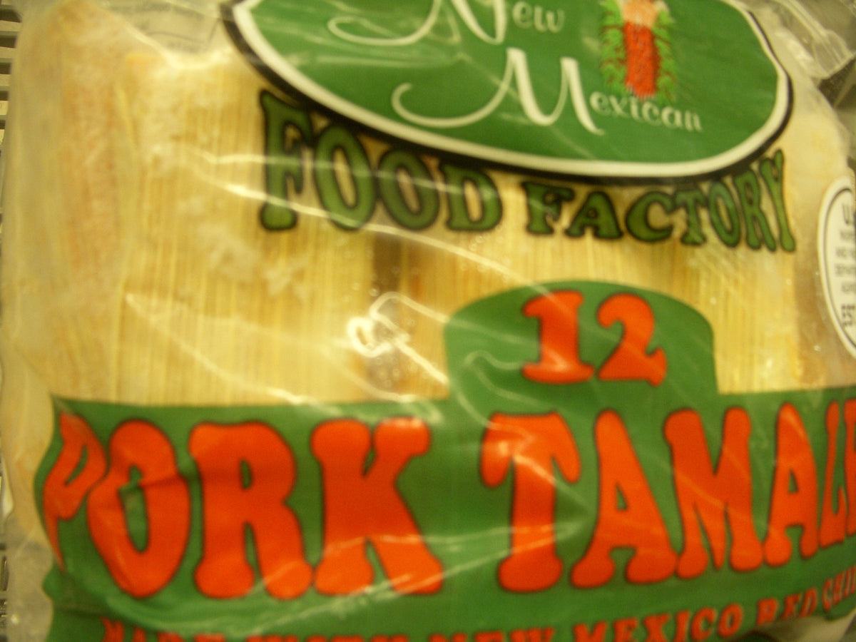 2 Dozen New Mexican Hatch Red Chile Pork Tamales.