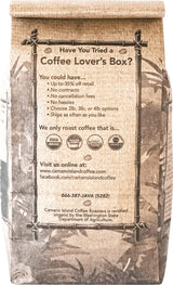 Camano Island Coffee Roasters Decaf Espresso Blend, Whole Bean 1lb, Fresh Dark Roast Swiss Water Processed, USDA Organic, Fairly Traded, Shade Grown