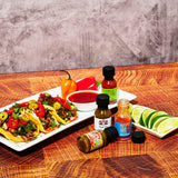 Thoughtfully Gourmet Birthday Hot Sauce Sampler Gift Set, 30-Pack with Flavors Like Garlic Herb & Apple Whiskey, Gift Wrapped for Birthdays