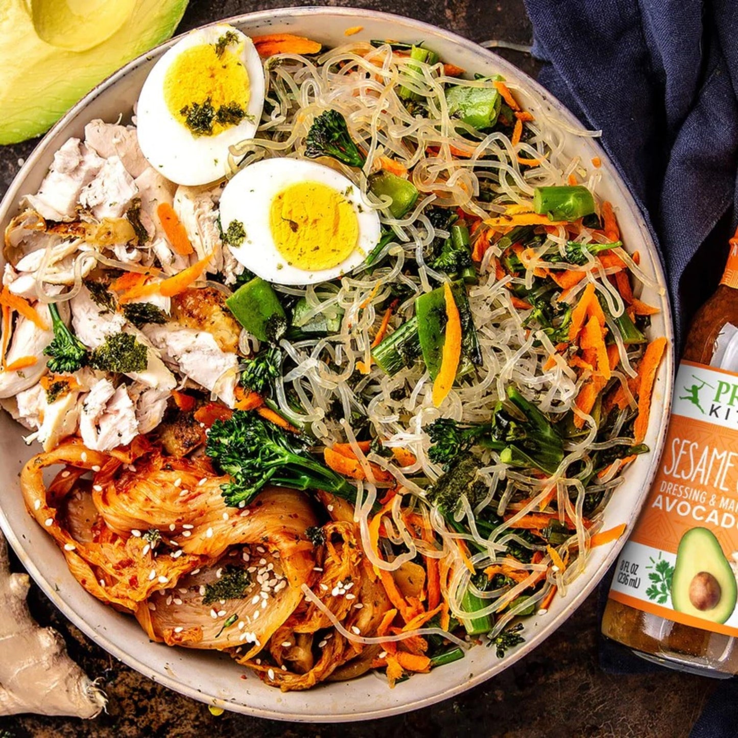 Primal Kitchen Sesame Ginger Vinaigrette & Marinade Salad Dressing made with Avocado Oil, Paleo Friendly & Keto Certified, 8 Fluid Ounces