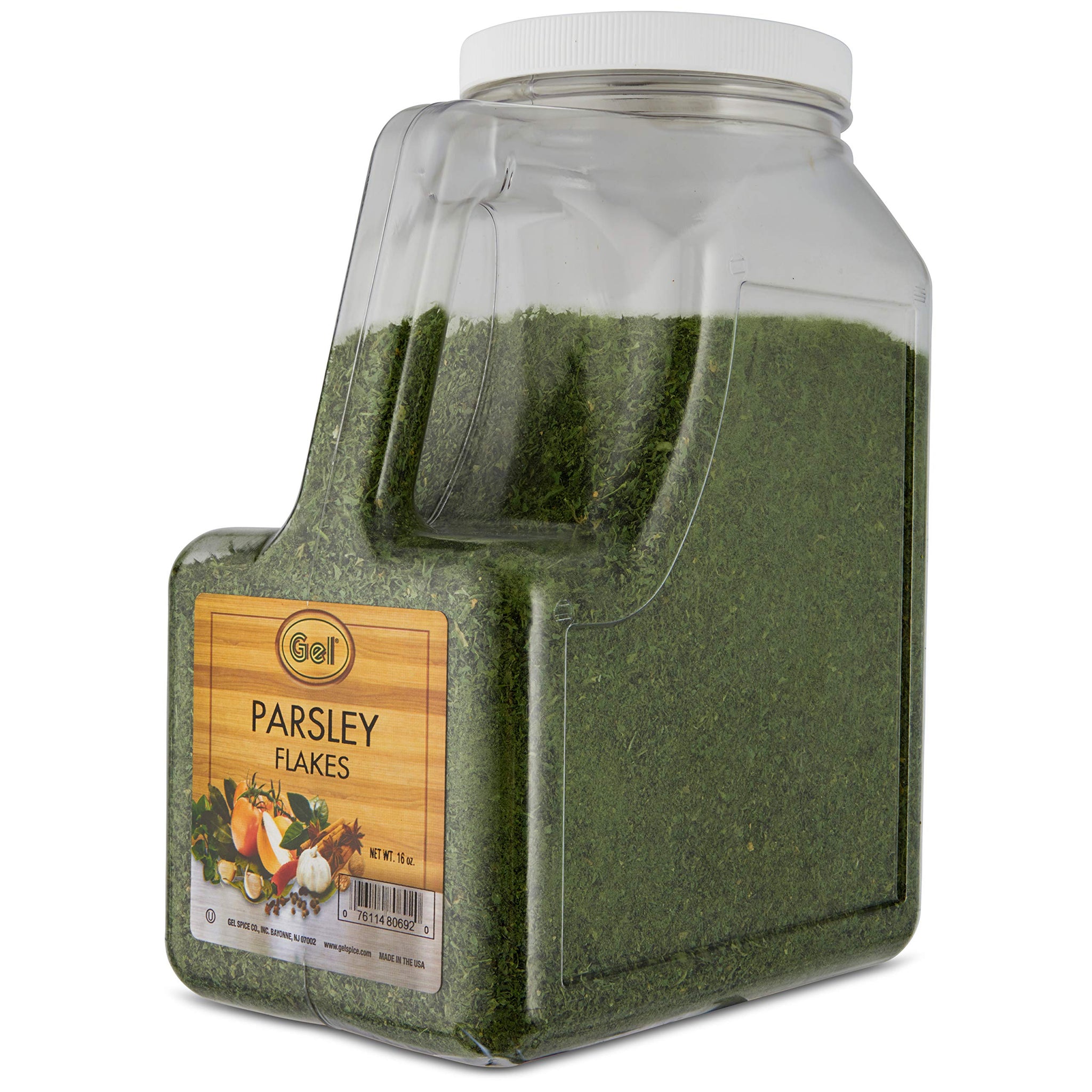 Gel Spice Parsley Flakes Food Service Size 16oz (1lb)