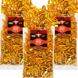 Spicy Snack Mix | Party Mix including hot Cajun corn sticks, roasted peanuts, and cheddar cheese sesame sticks | Runnin' Wild Foods, 1.5 Pounds Total