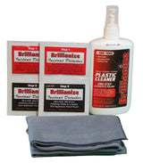 Brillianize Plastic and Glass Cleaning Kit with Microsuede Polishing Cloth