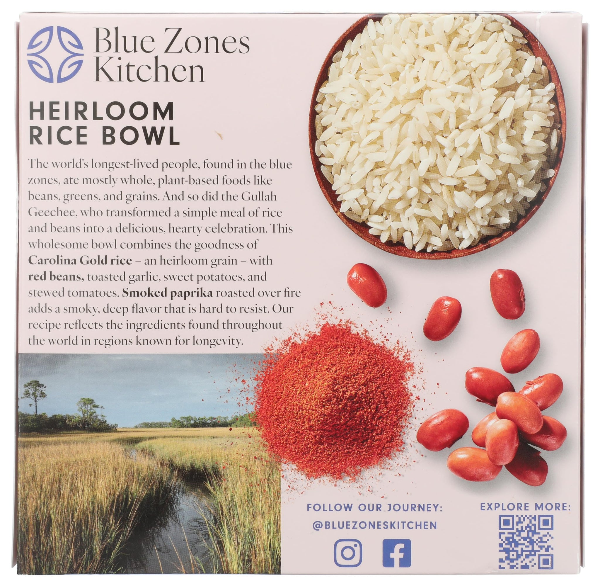 Blue Zones Kitchen Heirloom Rice Bowl, 9 OZ