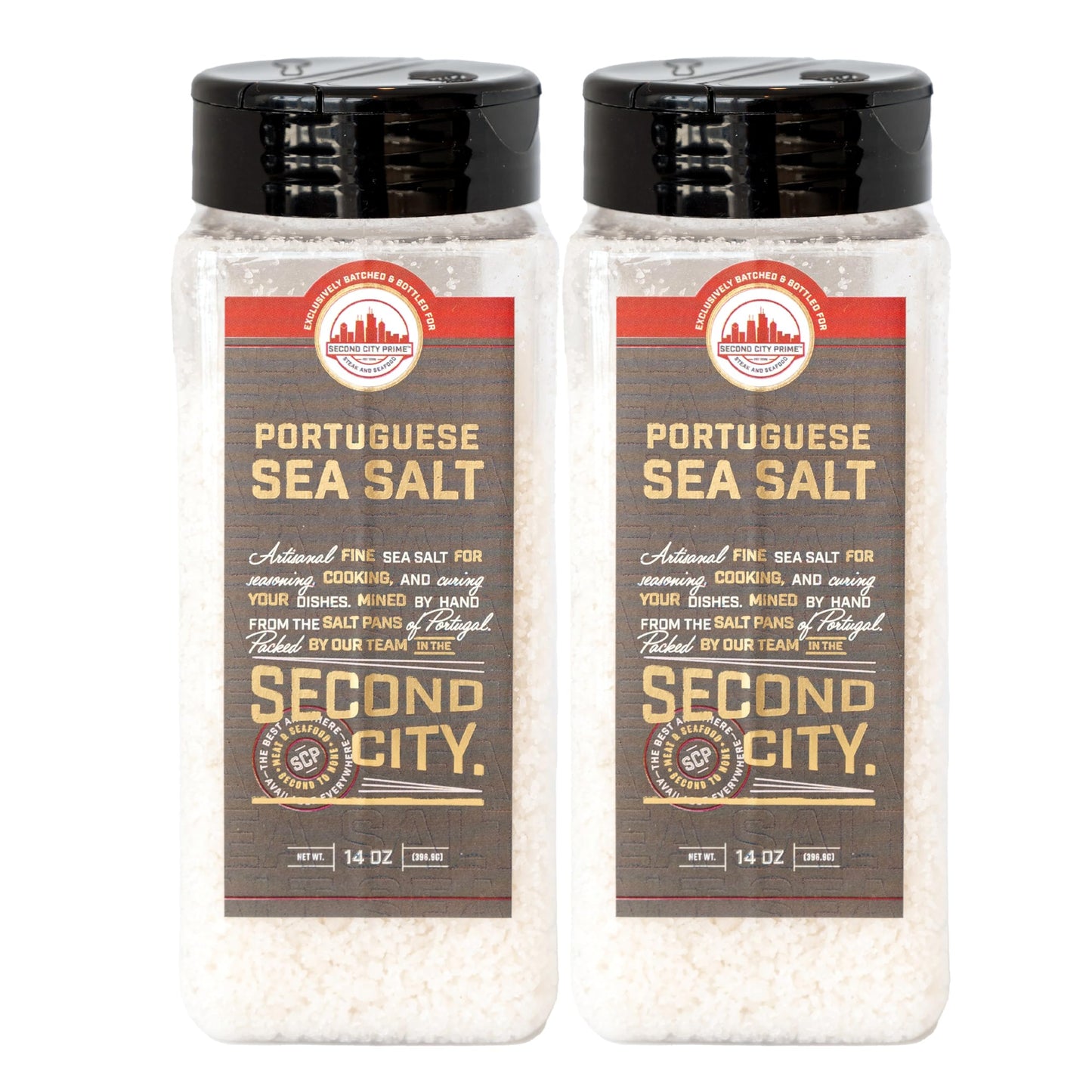 Portuguese Sea Salt Fleur De Sel 14oz (2 Pack) Our Handcrafted, Gourmet, Portuguese Salt Is Naturally Sourced From The Shores Of Portugal, No