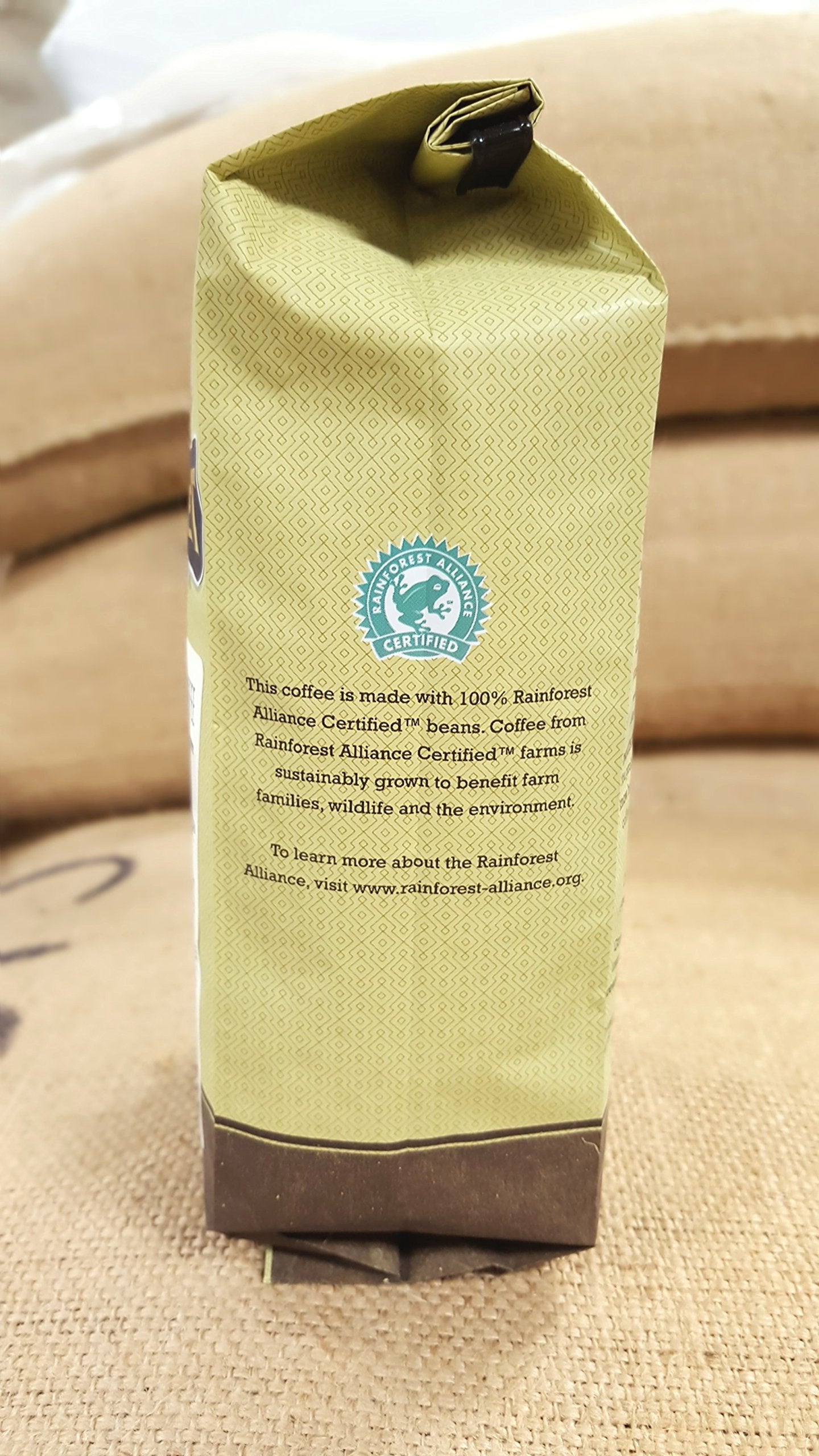 Verena Street 11 Ounce Whole Bean Coffee, Dark Roast, Nine Mile Sunset, Rainforest Alliance Certified Arabica Coffee