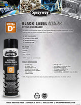 Sprayway Citrus Degreaser, Net 15 Oz., SW286
