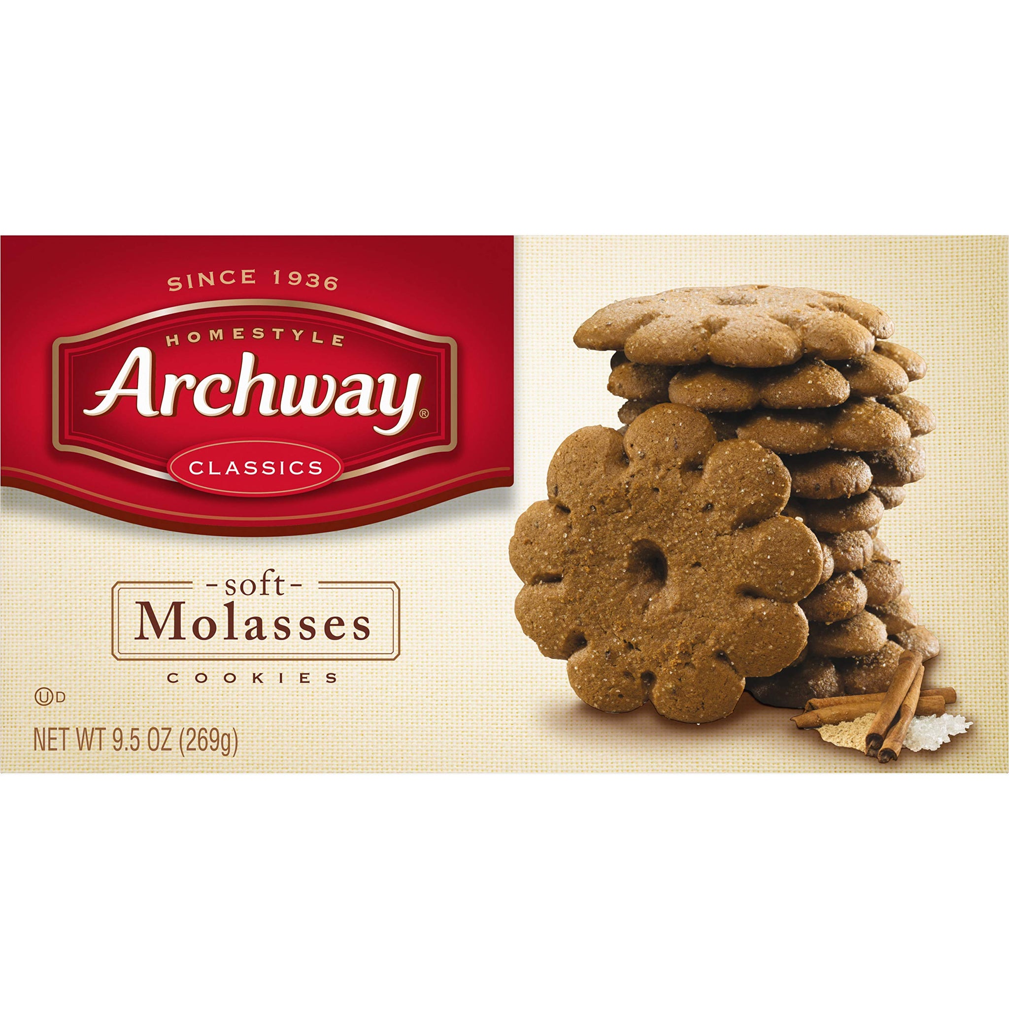 Archway Archway Classic Soft Old-Fashioned Molasses Cookies, 9.5 Ounce