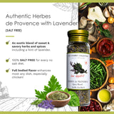 The Gourmet Collection Seasoning Blend & Spice Collection: Herbes De Provence Spice Blend with Lavender: Salt-free: Chicken, Fish Soups: 156 Servings.