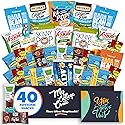Student Encouragement - Allergy Friendly Snack Box (40 Piece Gluten Free, Dairy Free, Vegan Variety Gift Basket Care Package) Popcorn, Pretzels, Fruit