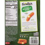 Farm Rich Breaded Mozzarella Cheese Sticks - Delicious Frozen 22 oz Party Appetizer & Snack, Made with 100% Real Mozzarella