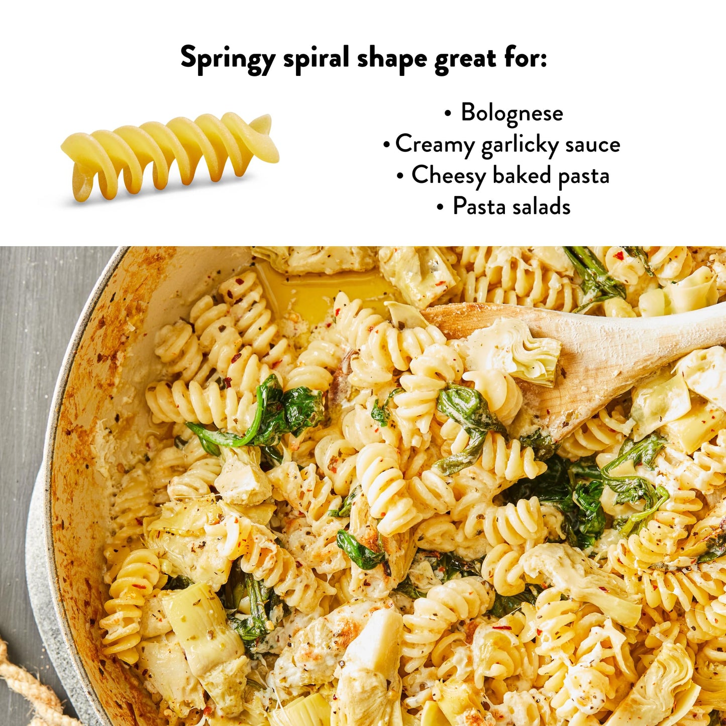 DeLallo Fusilli Pasta, Twisted Shape, Corkscrew Pasta Made in Italy, Bronze Cut, Made with Only 100% Durum Wheat Semolina Flour, Kosher, Vegan