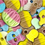 Bubs Swedish Candy Mix - Sour Gummies&Gummy Skulls, Swedish Sour & Sweet Gummy Candy - Pick and Mix Assortment, Chewy Imported Snacks?Total 2 Packs