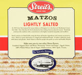 Streit's, Matzos Lightly Salted, 11 Ounce