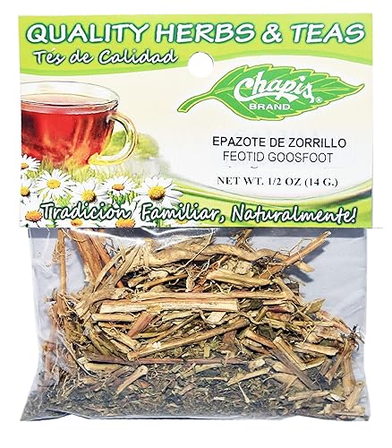 3 PIECES CHAPIS EPAZOTE DE ZORRILLO NATURAL HERBS HIERBAS Net Wt. 1/2 oz. (14 g)