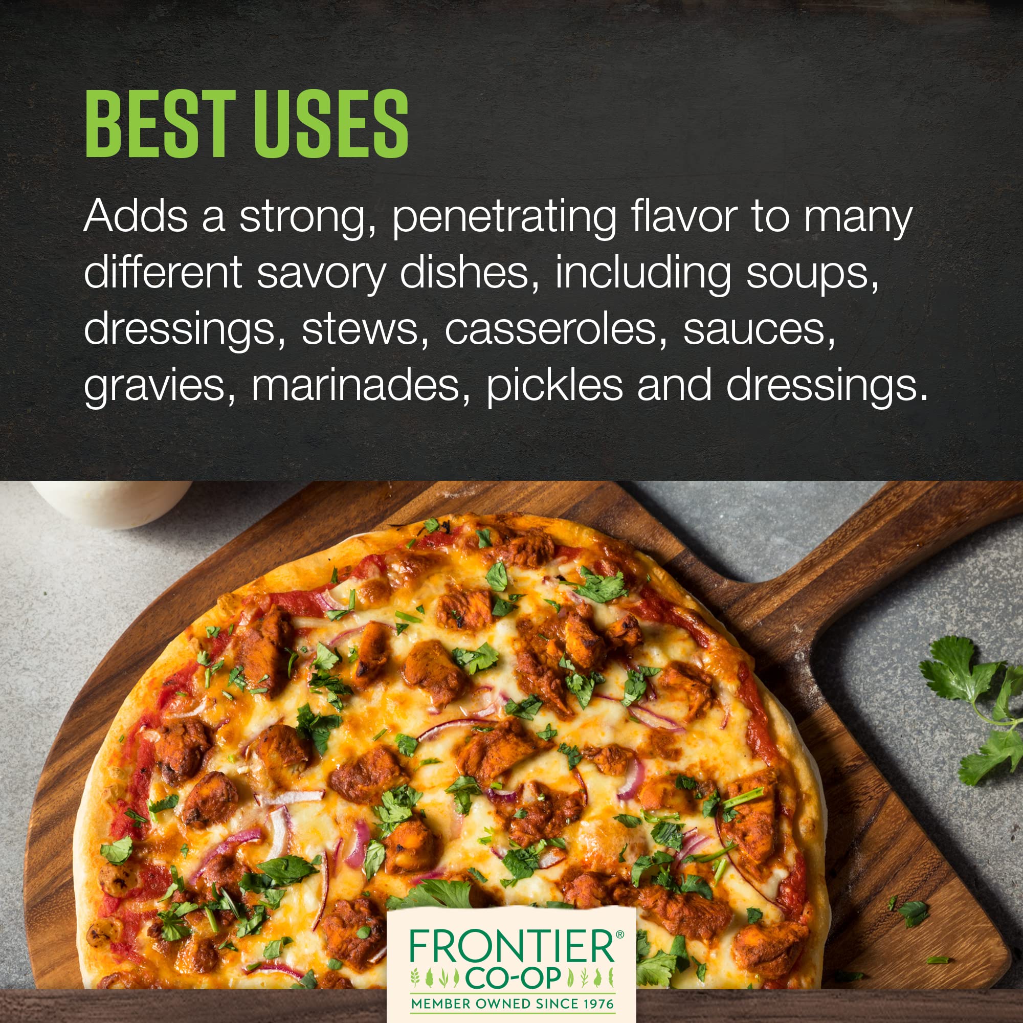 Frontier Co-op Organic Garlic Powder, 7.76-Ounce Bag, Pure and Natural Garlic Seasoning | Non-GMO and Kosher Certified | Add Flavor to Your Savory