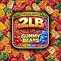 Gummy Bears Candy | Bulk 2 LB Value Pack | Assorted Fruity Gummy Bears | Soft, Chewy & Fresh Candy | Perfect for Parties, Movie Nights, Events, Candy