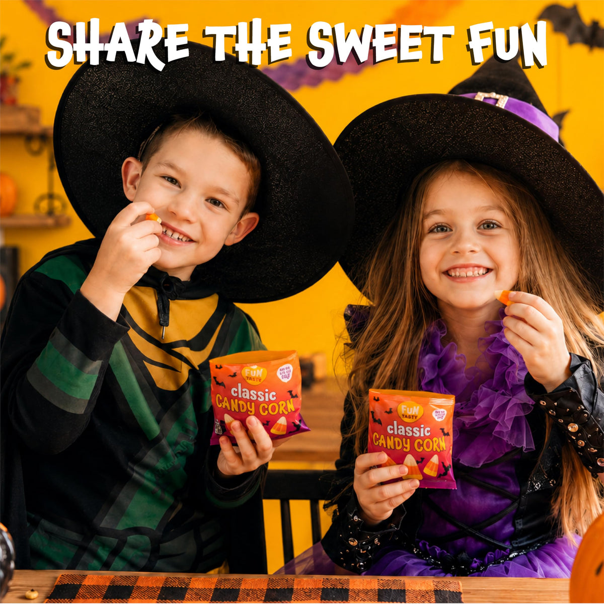 Candy Corn, Halloween Candy Individually Wrapped - 80 Packs