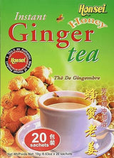 Honsei Instant Ginger Honey Tea, 18 g/0.63 oz., 20 Sachets