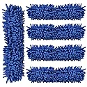 Kleen Handler Chenille Professional Window Cleaning Squeegee Sleeves (5 Pack) | Reusable & Washable Glass Cleaning Replacement Scrubber Refill Sleeves