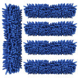 Kleen Handler Chenille Professional Window Cleaning Squeegee Sleeves (5 Pack) | Reusable & Washable Glass Cleaning Replacement Scrubber Refill Sleeves
