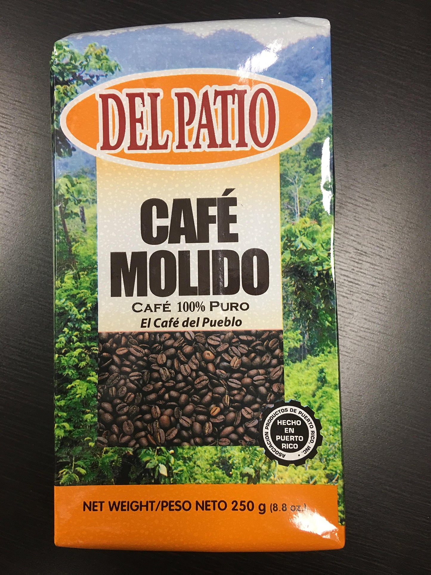 Del Patio Cafe Molido (Ground Coffee) 8.8 Ounces