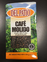 Del Patio Cafe Molido (Ground Coffee) 8.8 Ounces