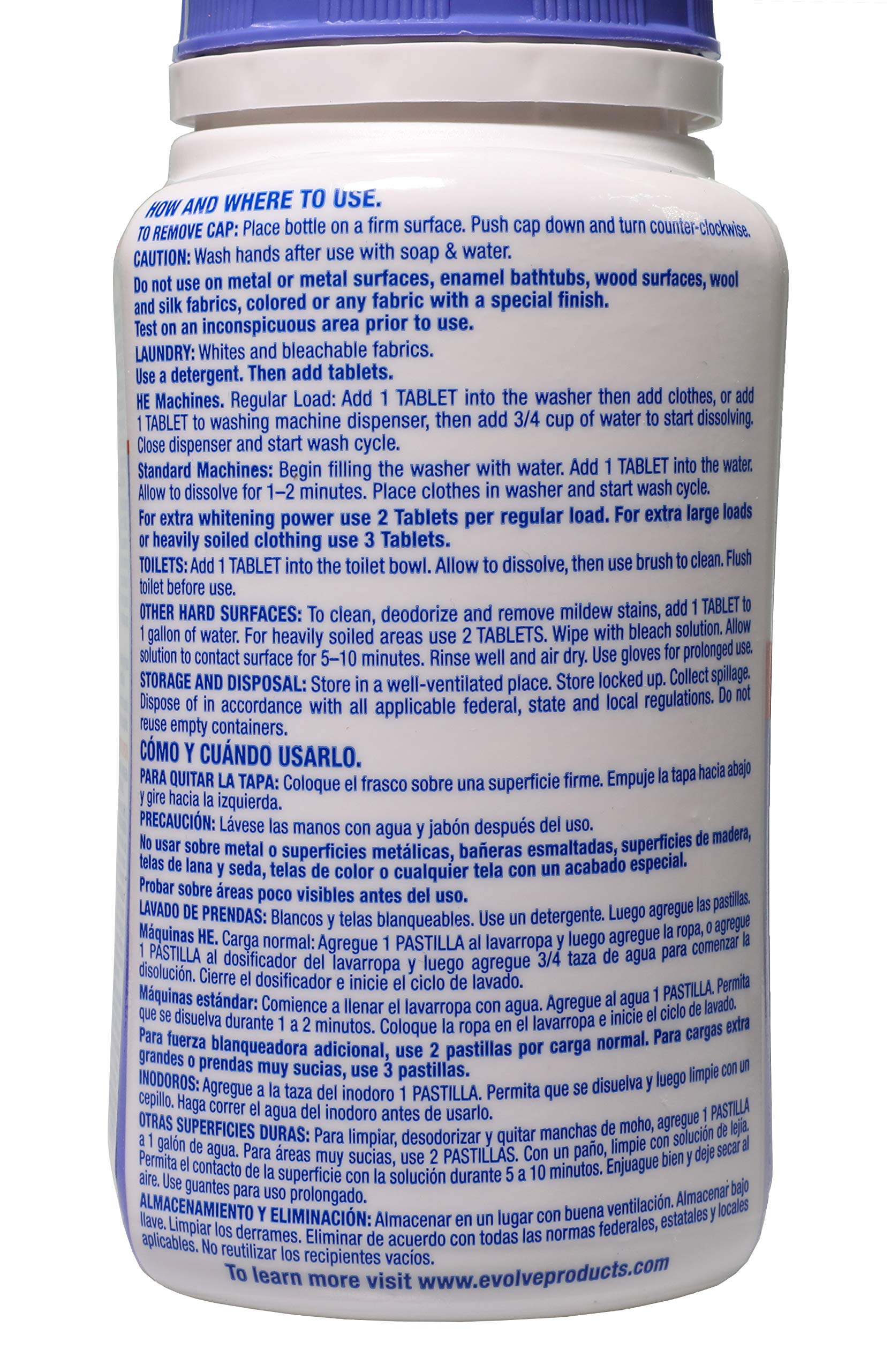 Evolve Concentrated Bleach Tablet 32 ct Summer Lavender (1 pack)
