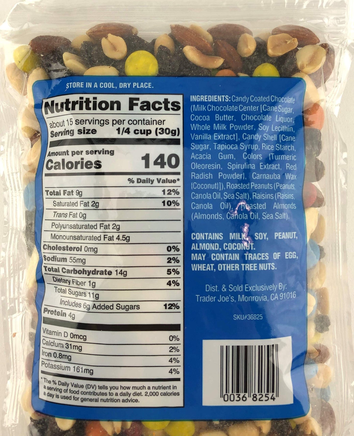 Trader Joe's Trail Mix Variety Pack (4 Pack)