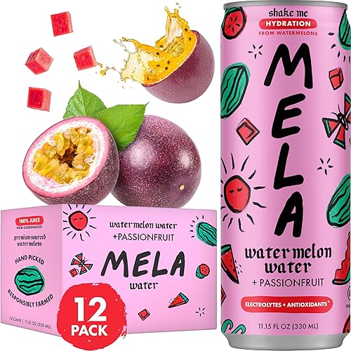Mela Watermelon Water - Watermelon Juice, 100 Percent Natural Fruit Juice with Vitamin C, Electrolytes, Antioxidants - Coconut Water Alternative